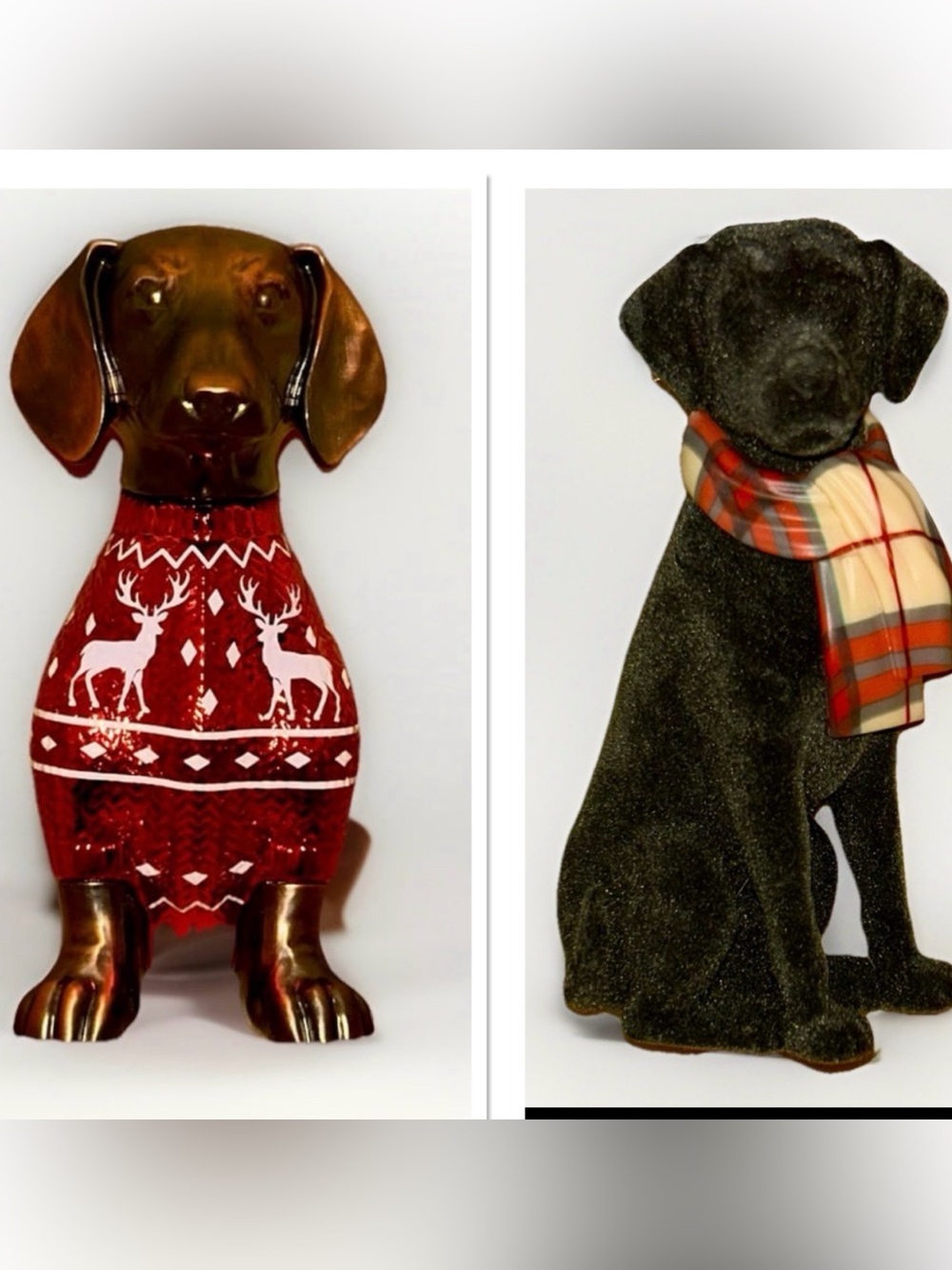 Bath & Body Works Christmas Dog Wallflower Bundle; Dachshund & Black Lab